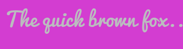Image with Font Color BBBCBF and Background Color D33DD1
